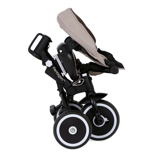 תלת אופן מסתובב ומתקפל טוויגי פנטגון – ™Twigy Pentagon צבע ורוד - Flamingo