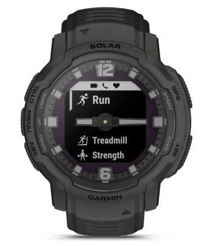 שעון ספורט חכם Garmin Instinct Crossover Solar Graphite