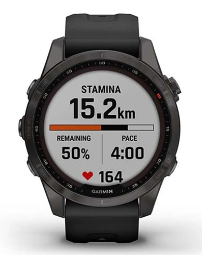 שעון ספורט חכם Garmin fenix 7s Sapphire Solar Titanium