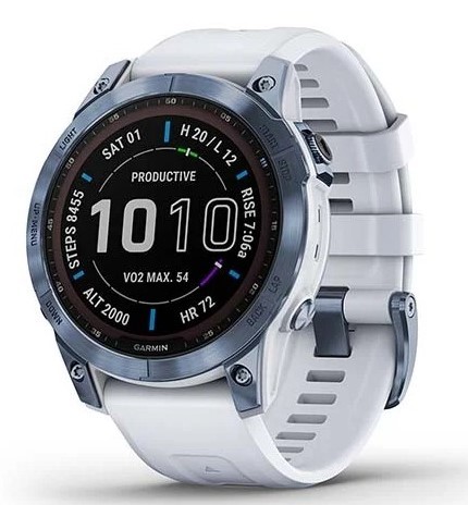 שעון ספורט חכם Garmin Fenix 7 Sapphire Solar Titanium