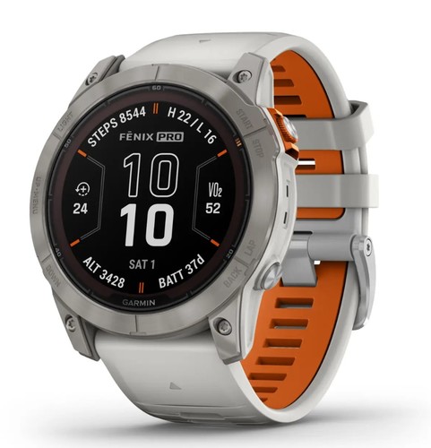 שעון ספורט חכם Garmin Fenix 7X Pro Sapphire Solar Titanium