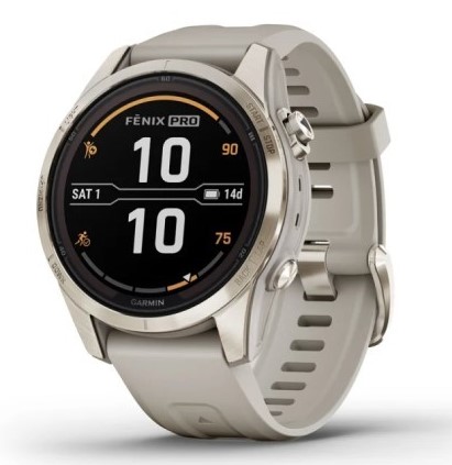 שעון ספורט חכם Garmin Fenix 7S Pro Sapphire Solar
