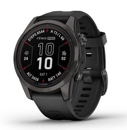 שעון ספורט חכם Garmin Fenix 7S Pro Sapphire Solar Titanium