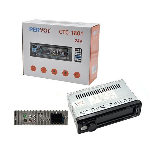 רדיו לרכב עם בלוטוס Pervoi CTC-1801 + USB 24V PerVoi Audio - PerVoi ...