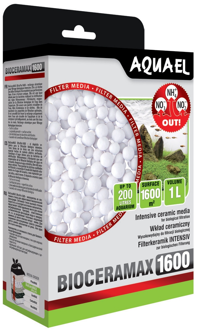 אקוול מדיה לפילטר Aquael Bioceramax 1600