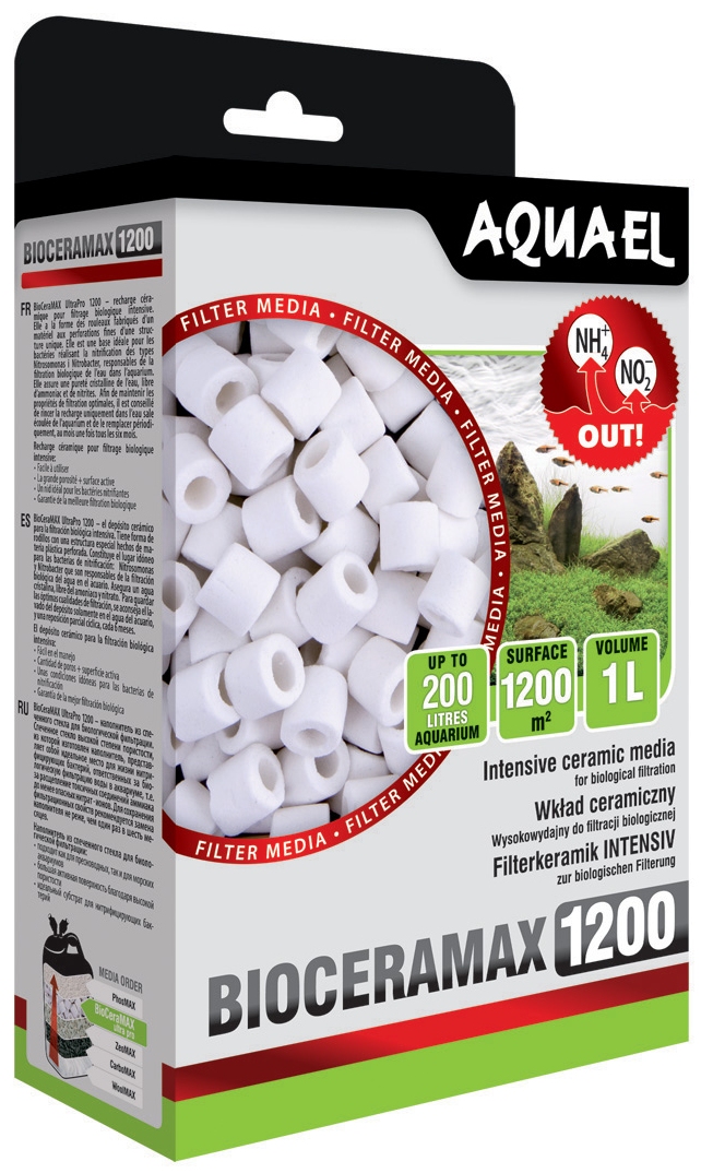 אקוול מדיה לפילטר Aquael Bioceramax 1200