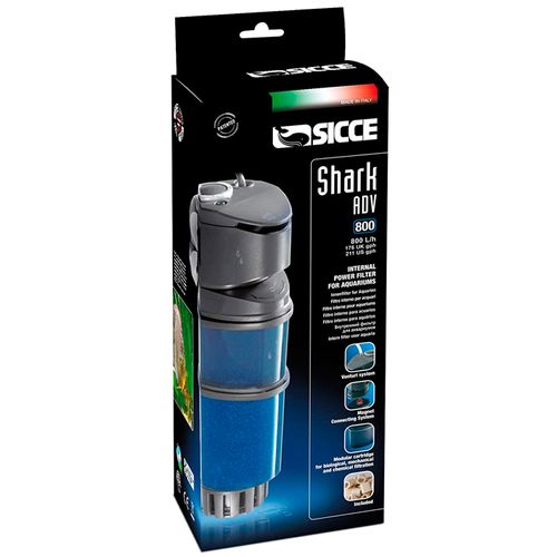 סיצ'ה פילטר פנימי שארק Sicce Internal Filter Shark ADV 800 L/H