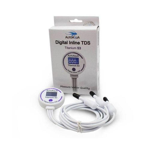 אוטו אקווה מד TDS שלושה חיישנים AutoAqua Digital Inline TDS Titanium S3