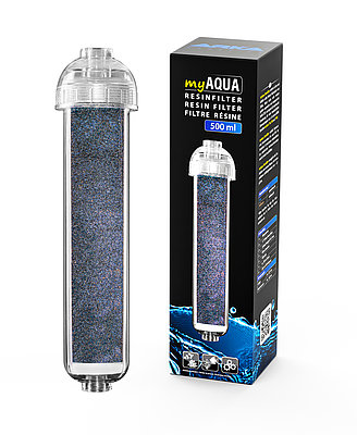 מסנן שקוף ושרף מחליף צבע ARKA MYAQUA RESIN FILTER 500ml