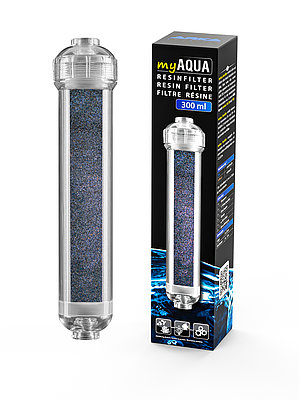 מסנן שקוף ושרף מחליף צבע ARKA MYAQUA RESIN FILTER 300ml