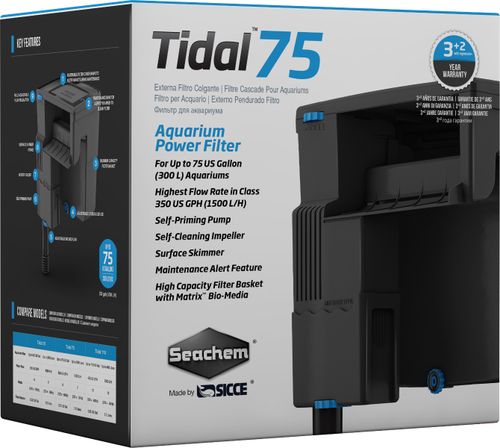 סיכם פילטר מפל Seachem Tidal 75 1500 L/H