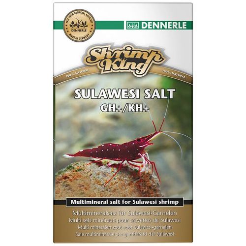 שרימפ קינג Sulawesi Salt GH+/KH+ 200gr
