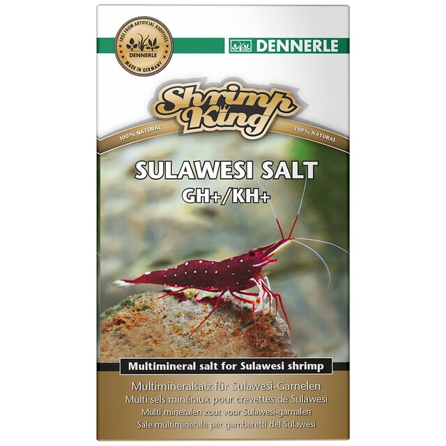 שרימפ קינג Sulawesi Salt GH+/KH+ 200gr