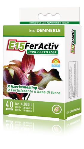 דנרלי אי 15 פראקטיב Dennerle E15 40 Tablets
