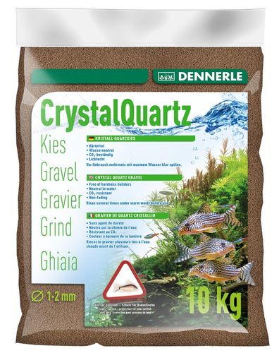 דנרלי חצץ קוורץ חום כהה Dennerle Gravel Dark Brown 10Kg