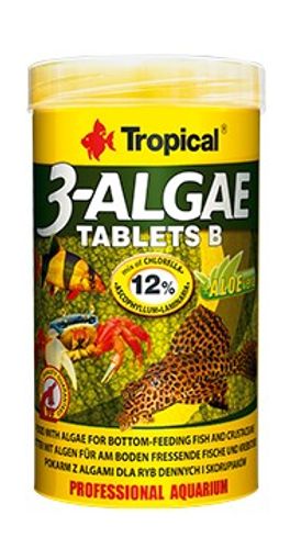 טרופיקל מזון טבליות שוקעות צמחי Tropical 3-Algae Tablets B 250ml