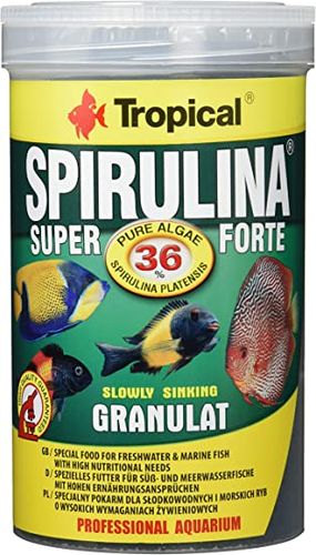 טרופיקל מזון גרגירים שוקע ספירולינה Tropical Spirulina Super Forte Granulat 250ml