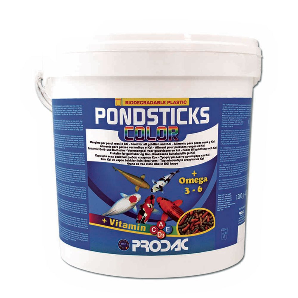 פרודאק מזון מקלונים צבעוני לדגי בריכה Prodac Pondsticks 1.2Kg