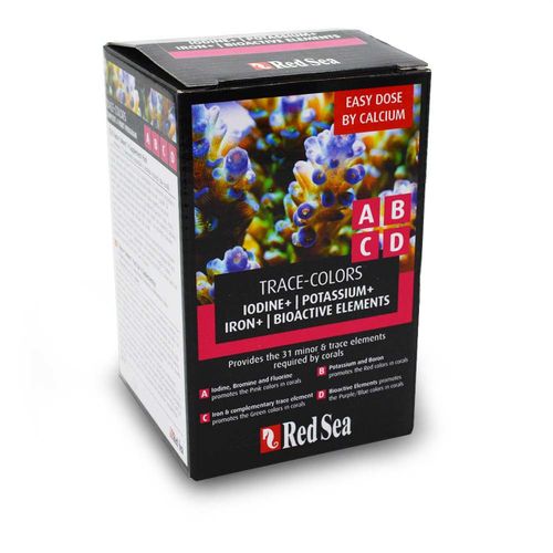 רד סי סט תוספי יסודות קורט Red Sea Trace Colors ABCD 4X100ml