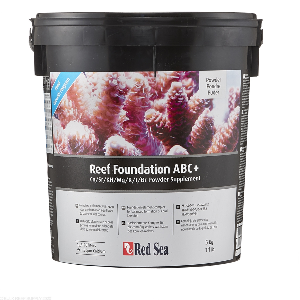 רד סי תוסף אבקה יסודות שלד Red Sea Foundation Skeletal Elements ABC+ 5Kg Powder