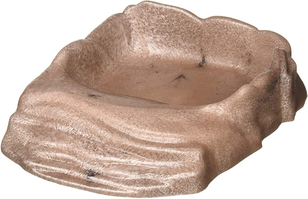 זו מד כלי מים לזוחלים עם רמפה 20X25cm