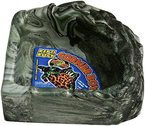 זו מד כלי מים פינתי קטן Zoo Med Corner Bowl