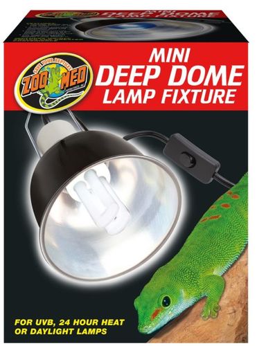 זו מד בית מנורה מיני כיפתי Zoo Med Mini Deep Dome