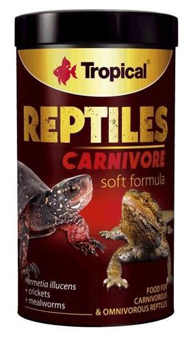 טורופיקל מזון רך לזוחלים Tropical Reptiles Carnivore 250ml