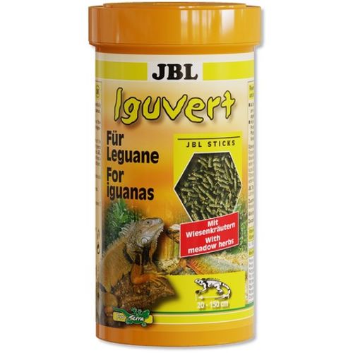 מזון מקלונים צמחי לאיגואנות JBL Iguvert 1000ml