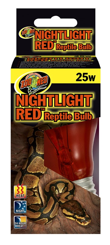 זו מד נורת חימום אדומה Zoo Med Nightlight Red 25W