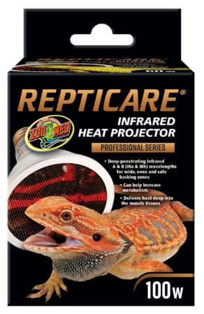 זו מד רפלקטור חימום עמוק Zoo Med ReptiCare 100W