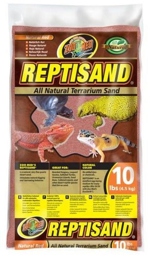 זו מד חול אדום טבעי לטרריום Zoo Med ReptiSand 4.5Kg