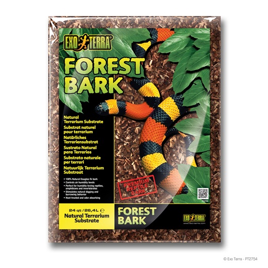 אקזוטרה מצע קליפות עץ לזוחלים Exo Terra Forest Bark 26.4L