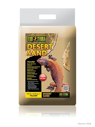 אקזוטרה חול מדברי צהוב Exo Terra Desert Sand Yellow 4.5Kg