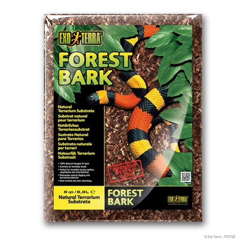 אקזוטרה מצע קליפות עץ לזוחלים Exo Terra Forest Bark 8.8L