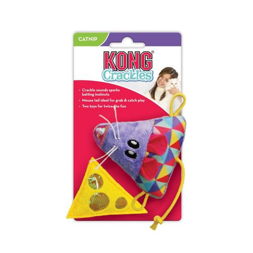 קונג משחק עכבר וגבינה לחתול Kong Crackles & Cheez Mouse