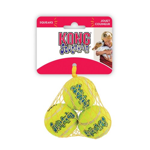 קונג 3 כדורי סקוויקר Kong SqueakAir Balls XS