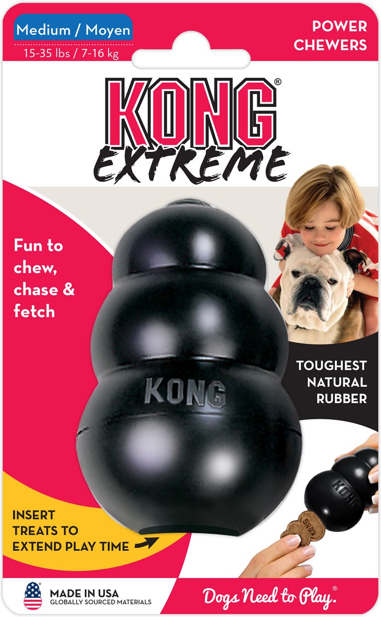 קונג צעצוע לעיסה אקסטרים לכלבים Kong Extreme M