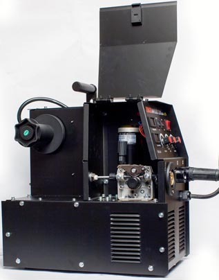 רתכת Co2 לריתוך סלילים ואלקטרודות חד פאזי MIG200