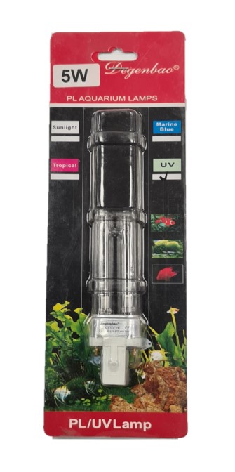 נורת UV חלופית מחבר PL בהספק 5W
