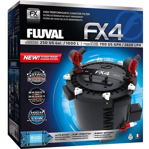 פלובל פילטר חיצוני Fluval FX4 High Performance Canister Filter