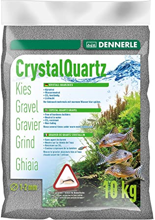 דנרלי חצץ קוורץ צפחה אפורה Dennerle Gravel Slate Grey 10Kg