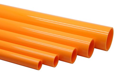 סנקינג צינור PVC בצבע כתום 2 מטר