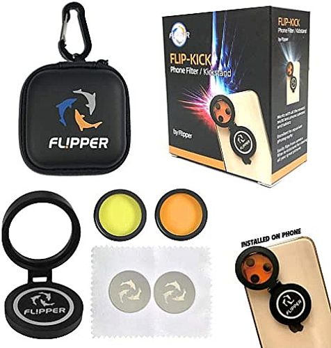 פליפר ערכת פילטר מגנטית אוניברסלית לצילום Flip Kick Phone Filter