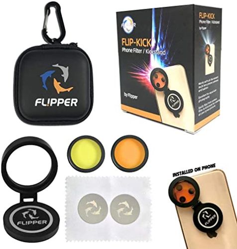 פליפר ערכת פילטר מגנטית אוניברסלית לצילום Flip Kick Phone Filter