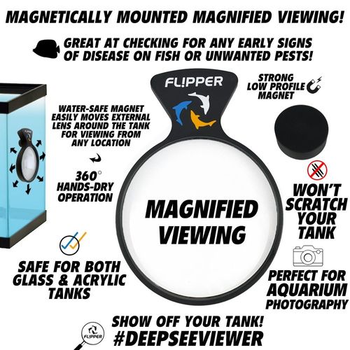 פליפר דיפ סי זכוכית מגדלת מגנטית Flipper DeepSee Viewer MAX