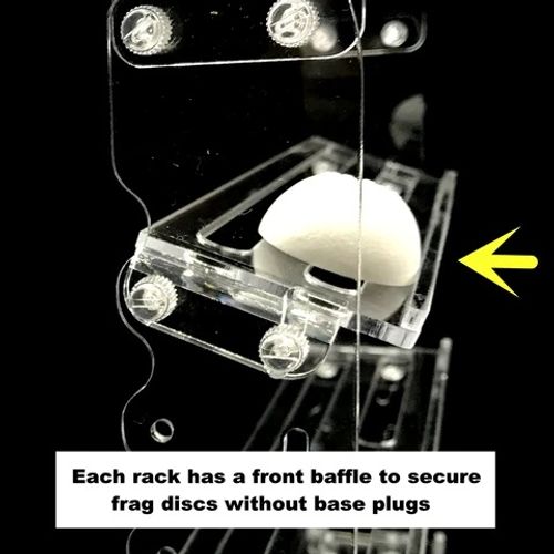 מדף פראגים ורטיקלי נתלה 3 קומות Reefing Art Vertical Coral Frag Rack
