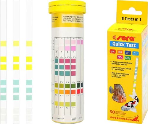 סרה קוויק טסט Sera Quick Test 6 in 1