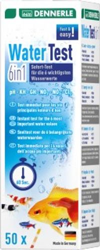 דנרלי ערכת בדיקה מהירה סטיקים Dennerle Watertest 6IN1