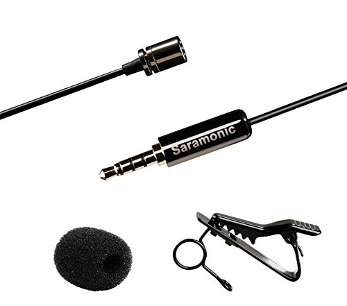 Saramonic SR-LMX1 Lavalier מיקרופון דש לסמארטפון